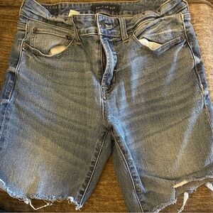 Blue Denim Cutoff Shorts #45